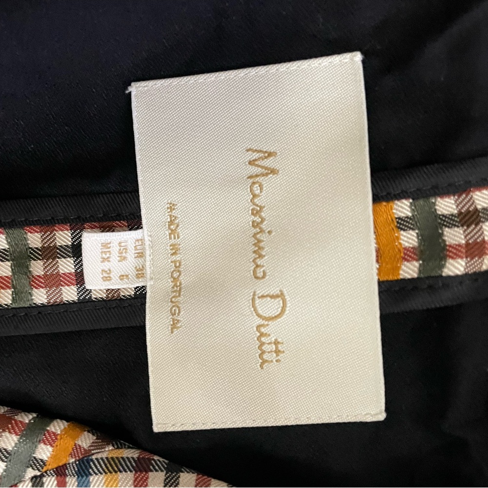 Massimo Dutti Plaid Blazer - Yellow and Brown - Picture 10 of 10